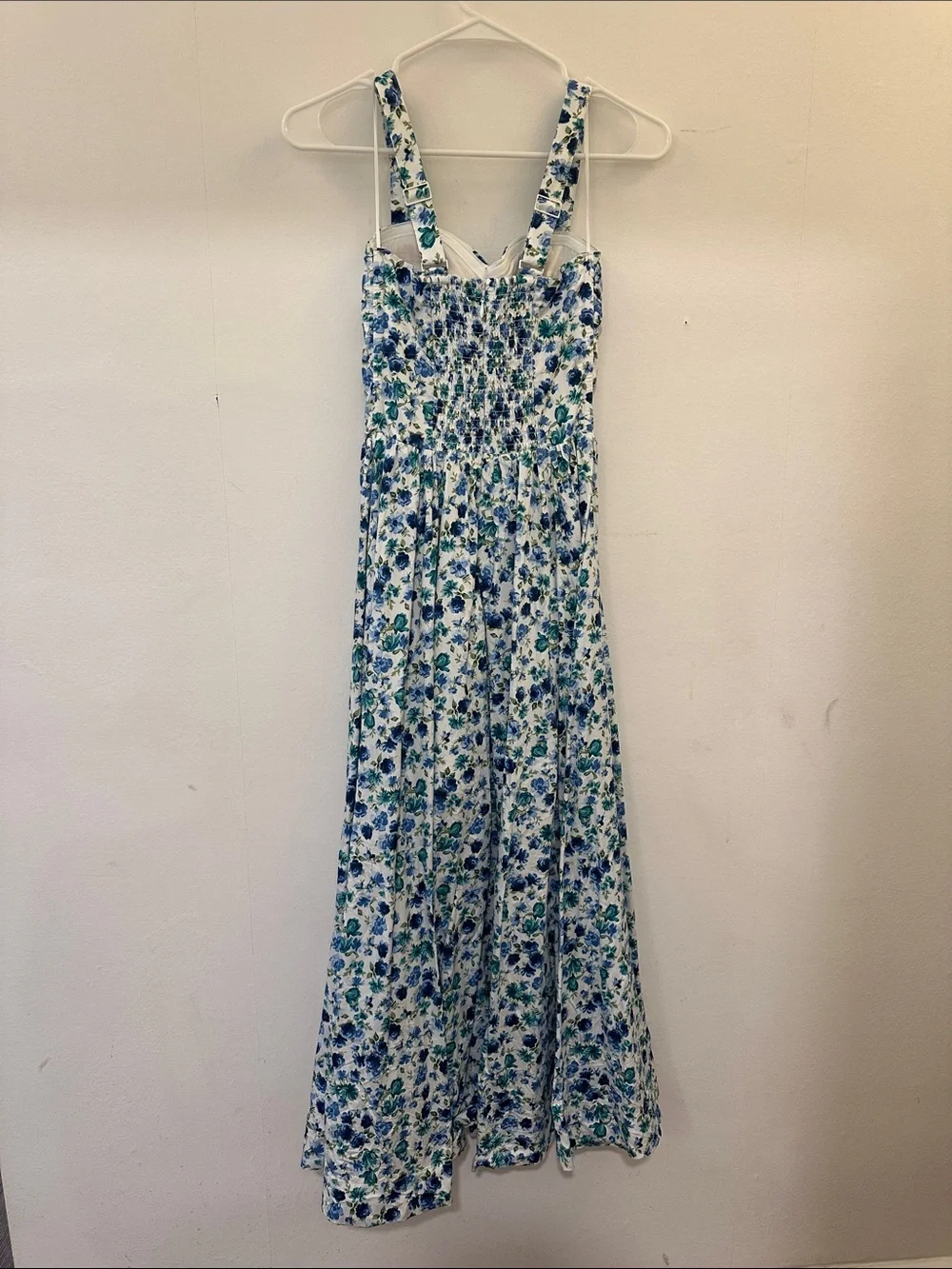 Abercrombie Floral Blue & Green Maxi Dress - Sundress